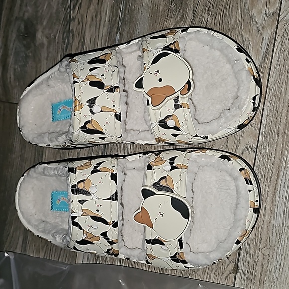 Crocs Cam Cat sherling slides lined soft & Comfy slip on (Hg13 - Picture 3 of 8